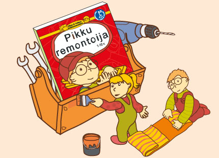 Ellan ja Veikon tutkimusmatkat - Pikku remontoija lastenkirja